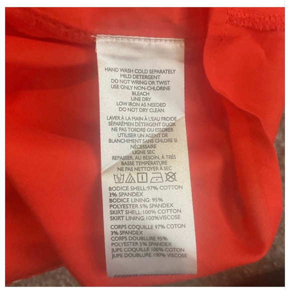 Maeve Anthropologie Polka Dot Mini Dress Red Orange Petite M NWT - Picture 10 of 16